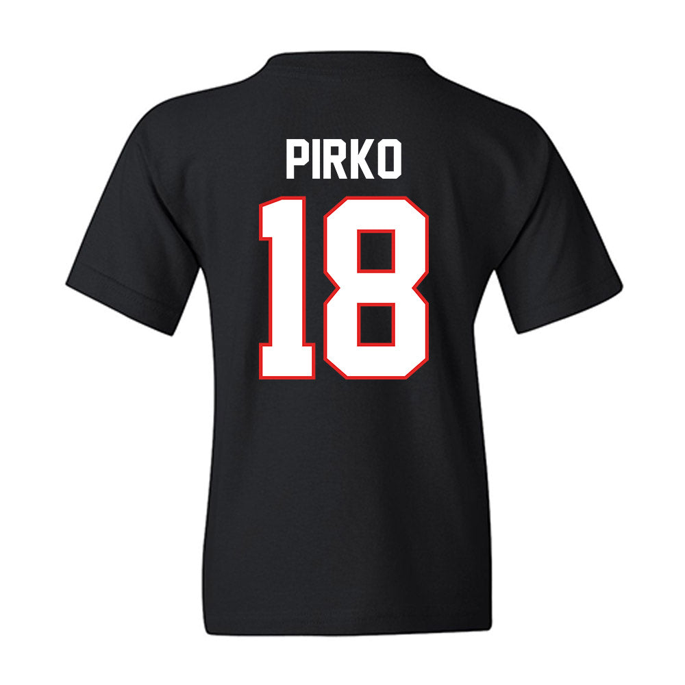 Texas Tech - NCAA Baseball : lukas pirko - Sports Shersey Youth T-Shirt-1