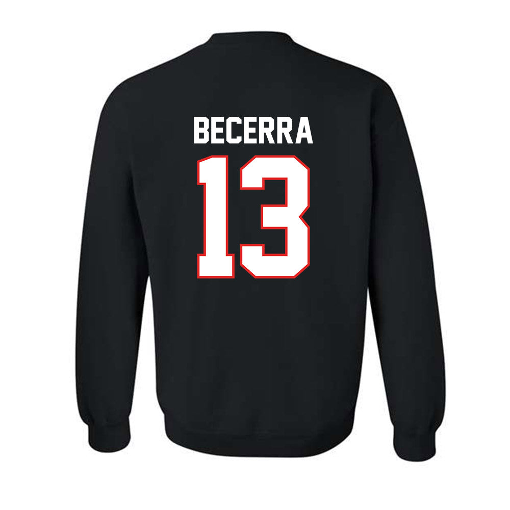 Texas Tech - NCAA Baseball : Donovan Becerra - Sports Shersey Crewneck Sweatshirt-1