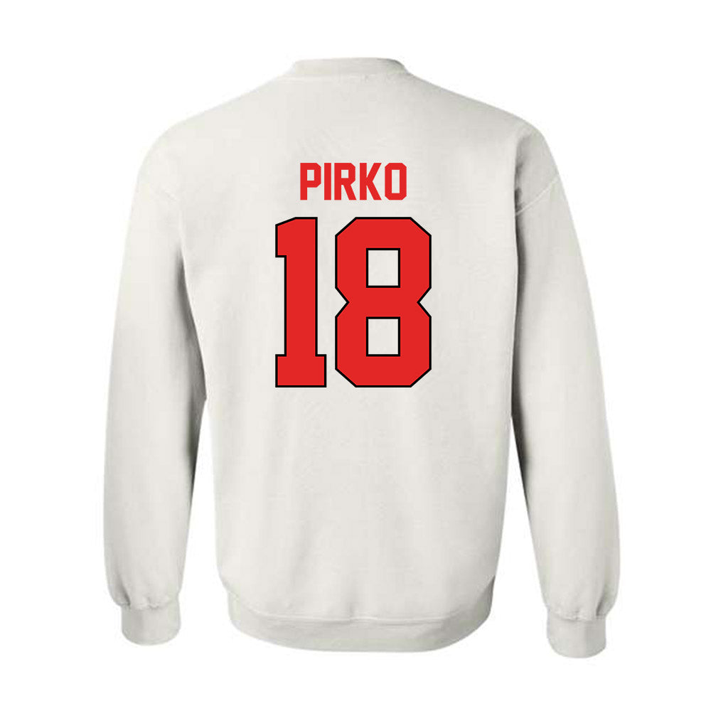 Texas Tech - NCAA Baseball : lukas pirko - Sports Shersey Crewneck Sweatshirt-1