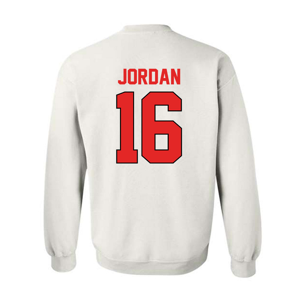 Texas Tech - NCAA Baseball : Will Jordan - Sports Shersey Crewneck Sweatshirt-1