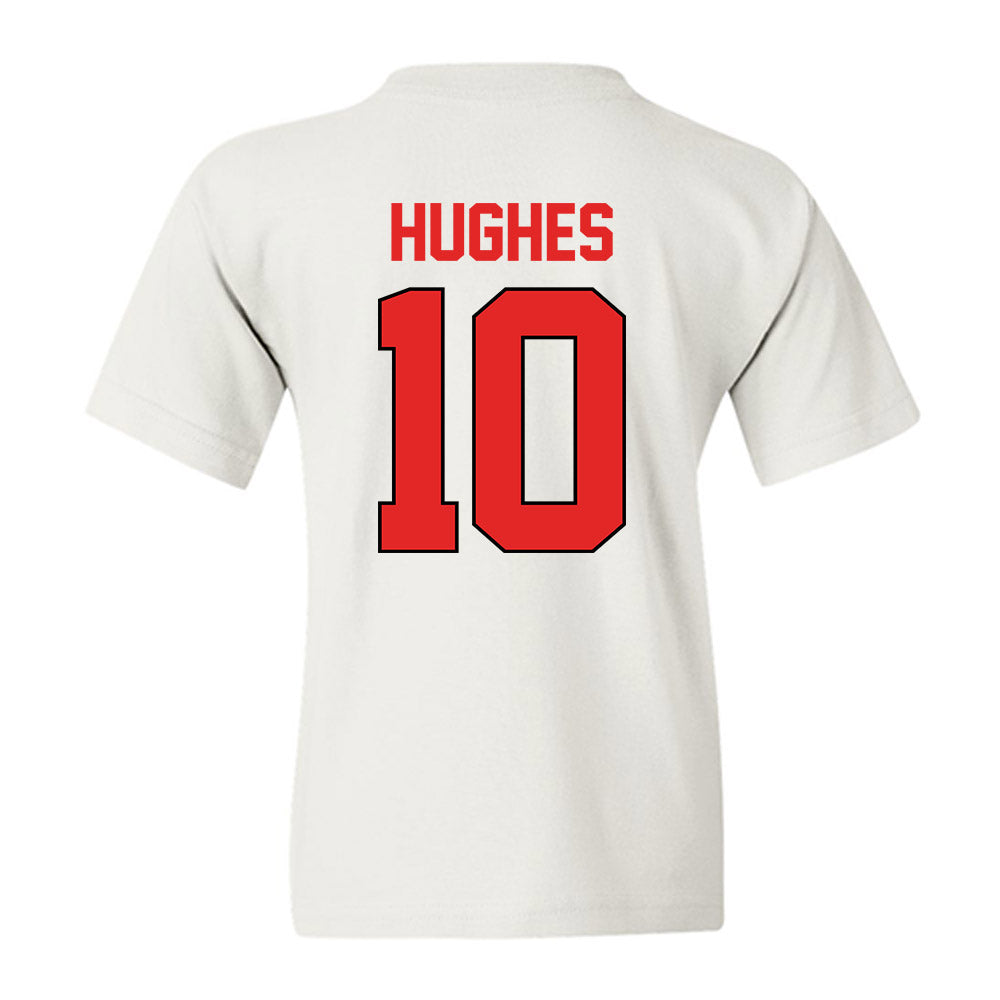 Texas Tech - NCAA Baseball : Logan Hughes - Sports Shersey Youth T-Shirt-1