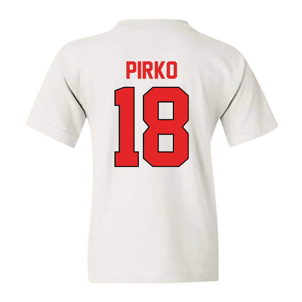 Texas Tech - NCAA Baseball : lukas pirko - Sports Shersey Youth T-Shirt-1