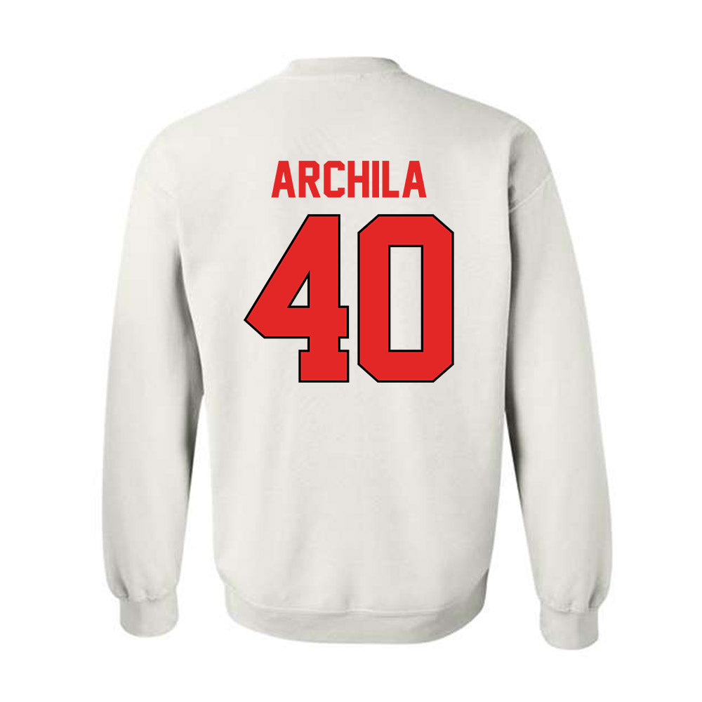 Texas Tech - NCAA Baseball : Dominic Archila - Sports Shersey Crewneck Sweatshirt-1