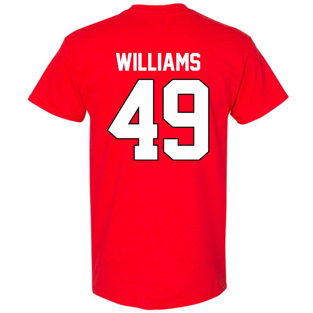 Texas Tech - NCAA Baseball : Carter Williams - Sports Shersey T-Shirt-1