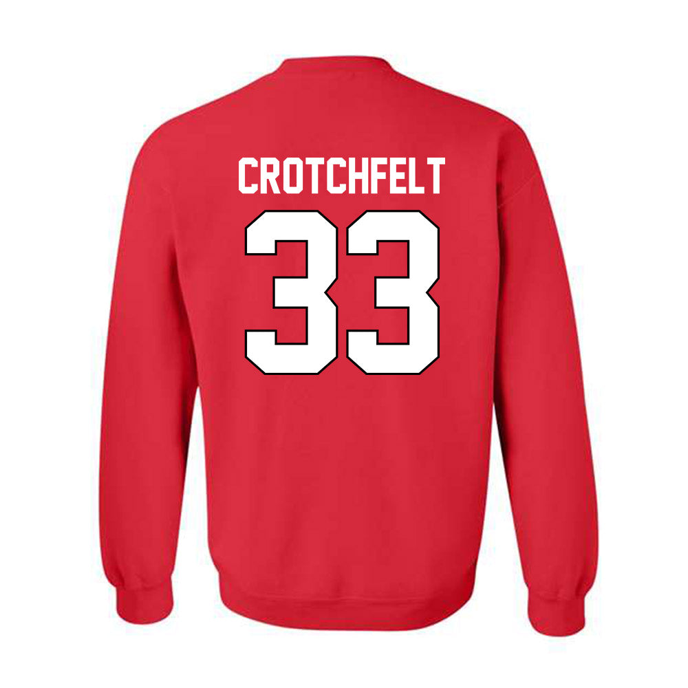 Texas Tech - NCAA Baseball : Zach Crotchfelt - Sports Shersey Crewneck Sweatshirt-1