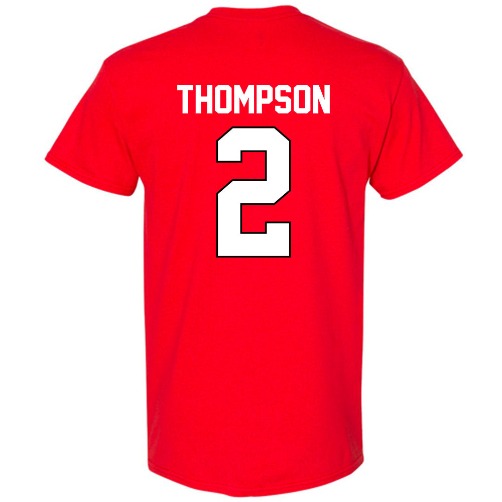 Texas Tech - NCAA Baseball : Kyeler Thompson - Sports Shersey T-Shirt-1