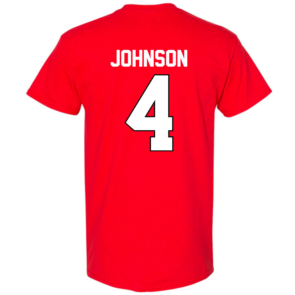 Texas Tech - NCAA Baseball : Kendyl Johnson - Sports Shersey T-Shirt-1