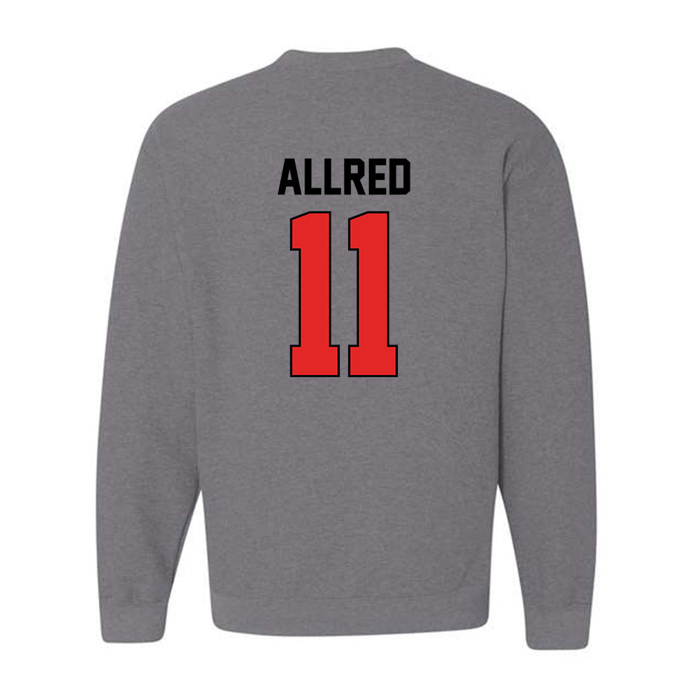 Texas Tech - NCAA Softball : Lauren Allred - Sports Shersey Crewneck Sweatshirt-1