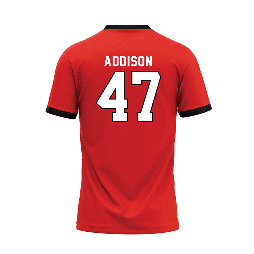 Texas Tech - NCAA Baseball : Logan Addison - Baseball Jersey-1