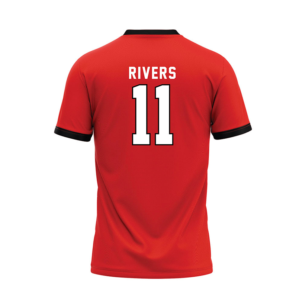 Texas Tech - NCAA Baseball : Davis Rivers - Baseball Jersey-1