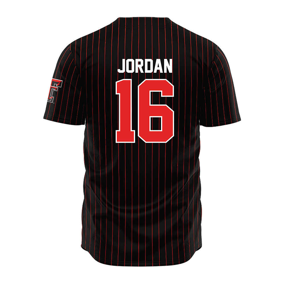 Texas Tech - NCAA Baseball : Will Jordan - Jersey-1