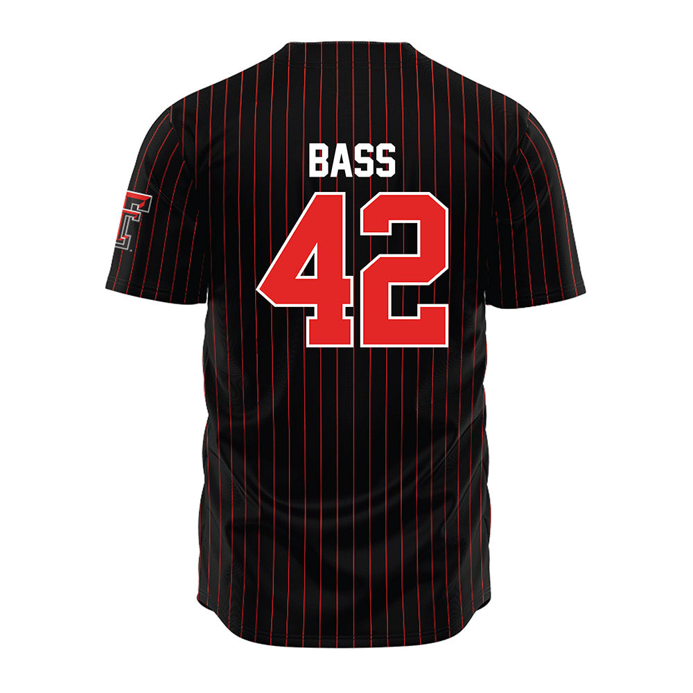 Texas Tech - NCAA Baseball : Daniel Bass - Jersey-1