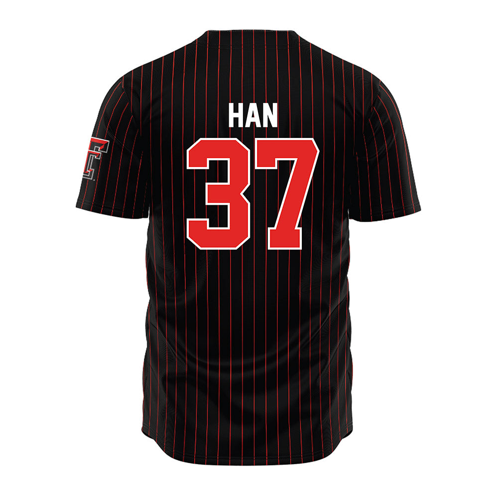 Texas Tech - NCAA Baseball : Heeryun Han - Jersey-1