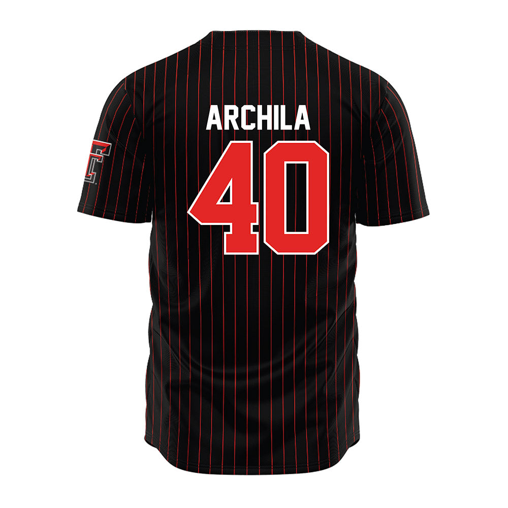 Texas Tech - NCAA Baseball : Dominic Archila - Jersey-1