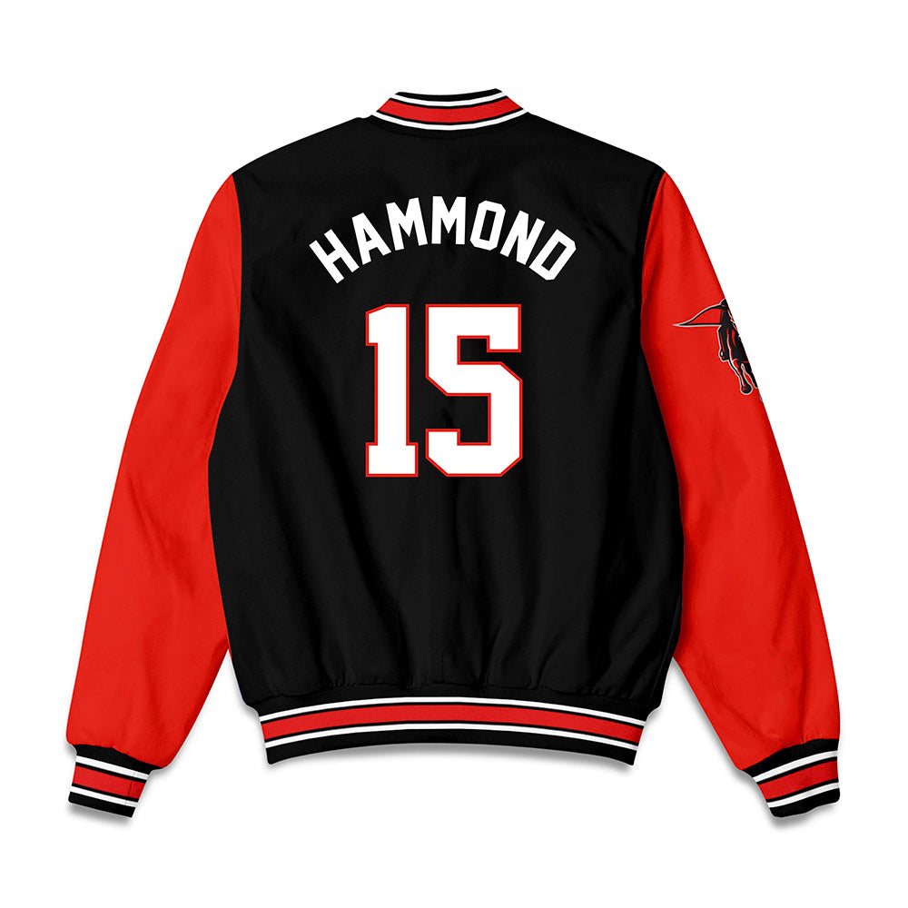 Texas Tech - NCAA Football : William Hammond - Bomber Jacket