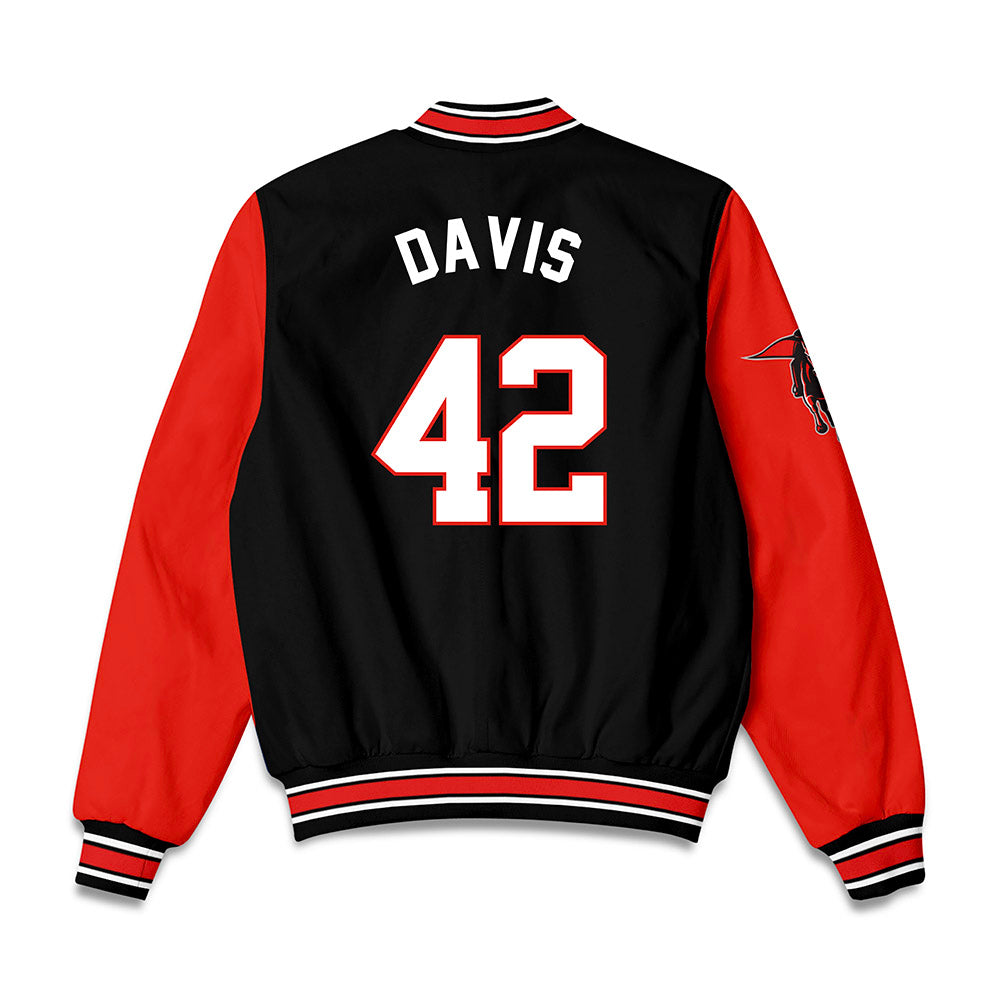 Texas Tech - NCAA Softball : Mihyia Davis - Bomber Jacket-1