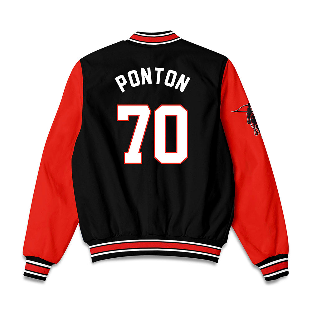 Texas Tech - NCAA Football : Jacob Ponton - Bomber Jacket