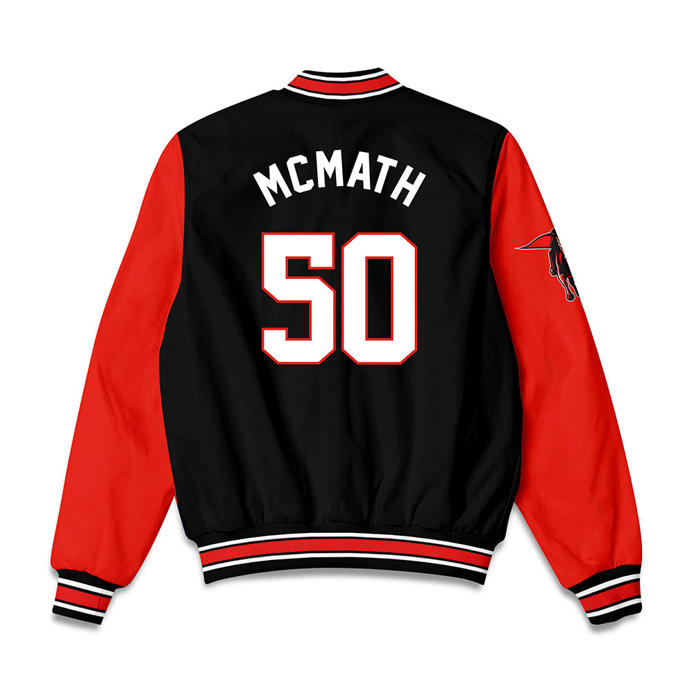 Texas Tech - NCAA Football : Patrick McMath - Bomber Jacket-1