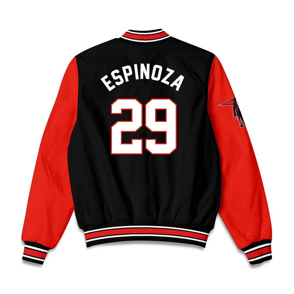 Texas Tech - NCAA Baseball : Jorden Espinoza - Bomber Jacket-1