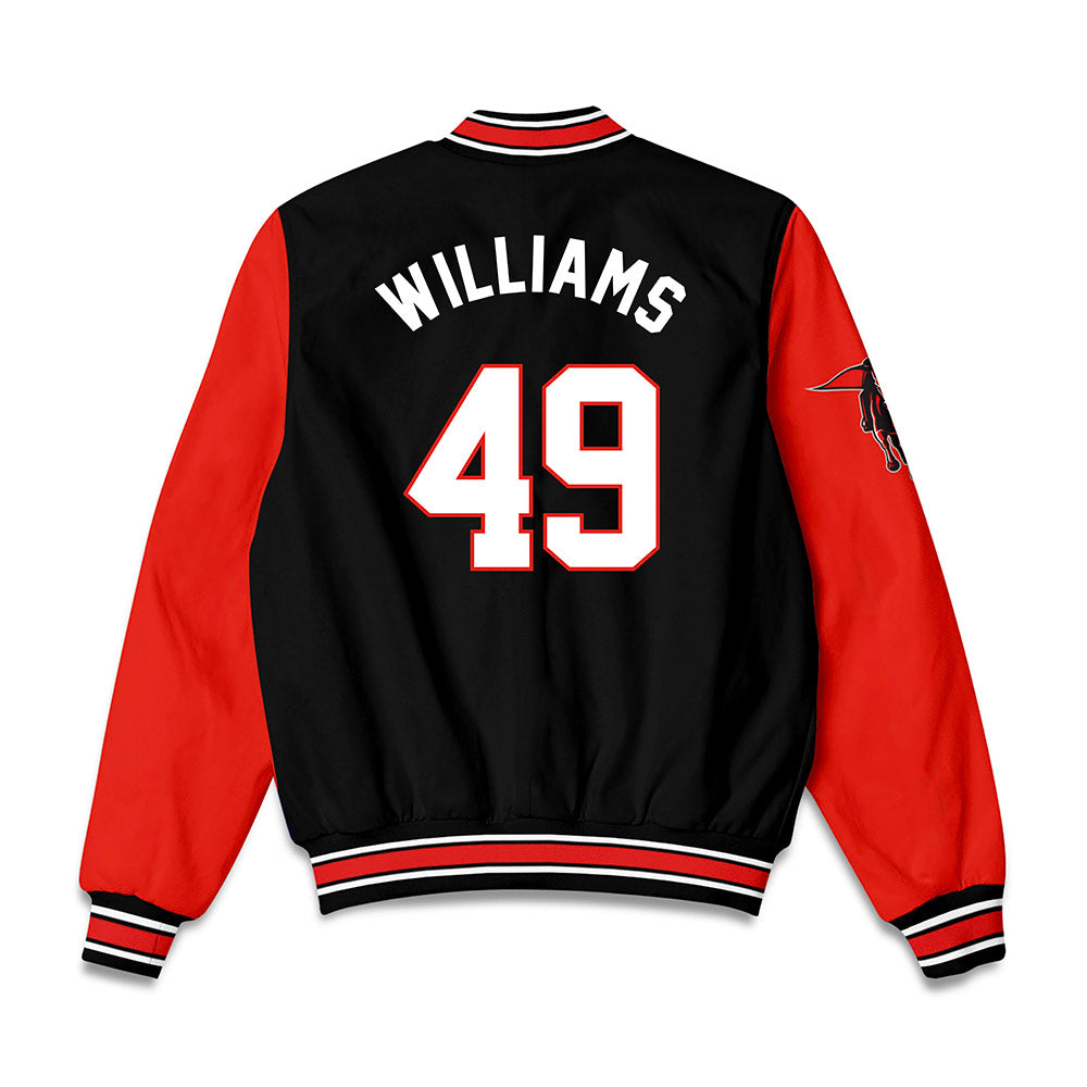 Texas Tech - NCAA Baseball : Carter Williams - Bomber Jacket-1