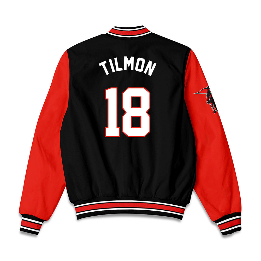 Texas Tech - NCAA Football : Terrell Tilmon - Bomber Jacket-1