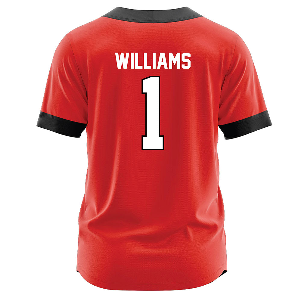 Texas Tech - NCAA Softball : Mia Williams - Jersey-1