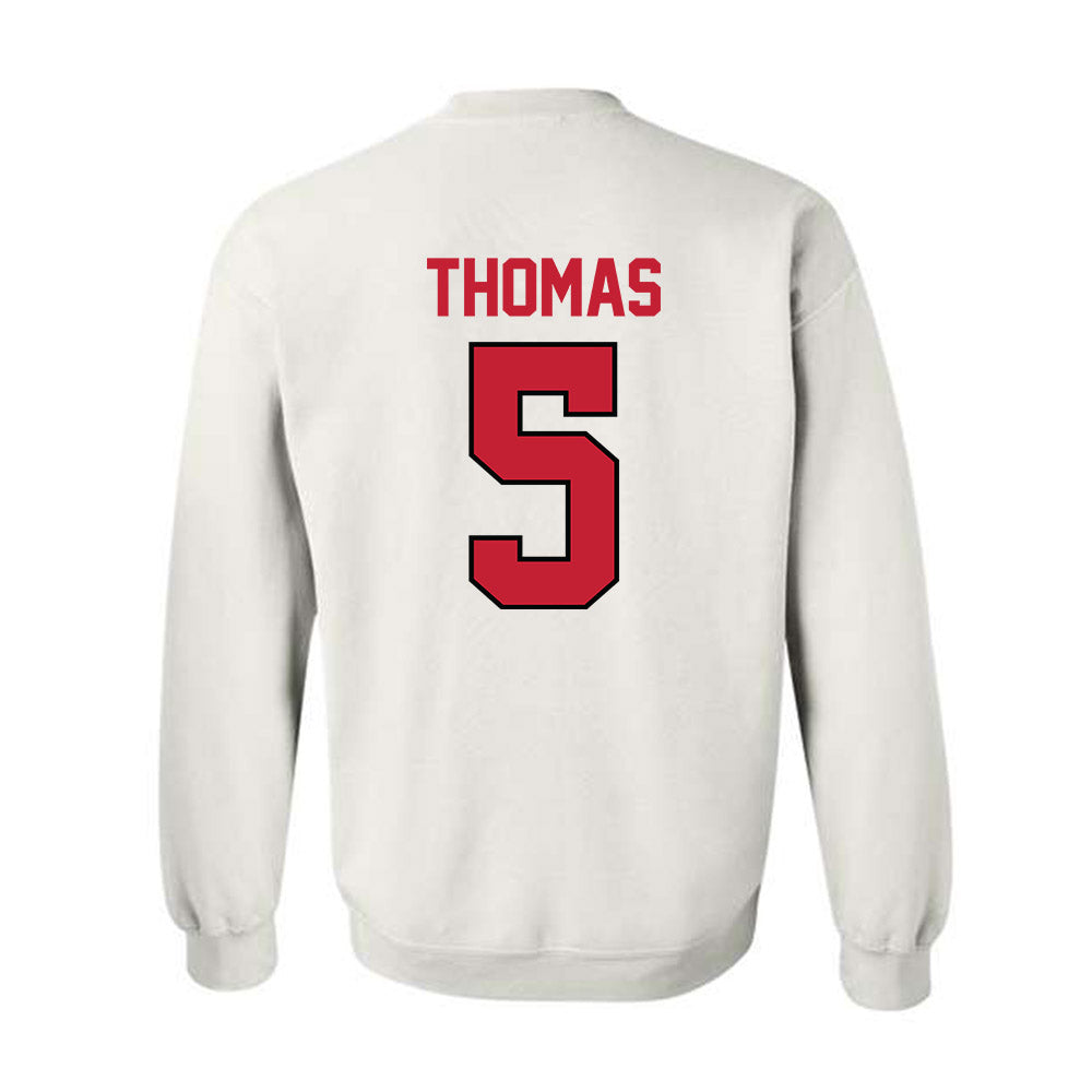 Georgia - NCAA Football : Noah Thomas - Classic Shersey Crewneck Sweatshirt-1