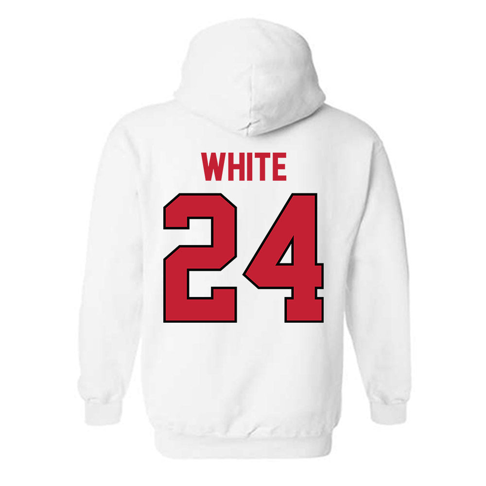 Georgia - NCAA Softball : Esther White - Classic Shersey Hooded Sweatshirt-1