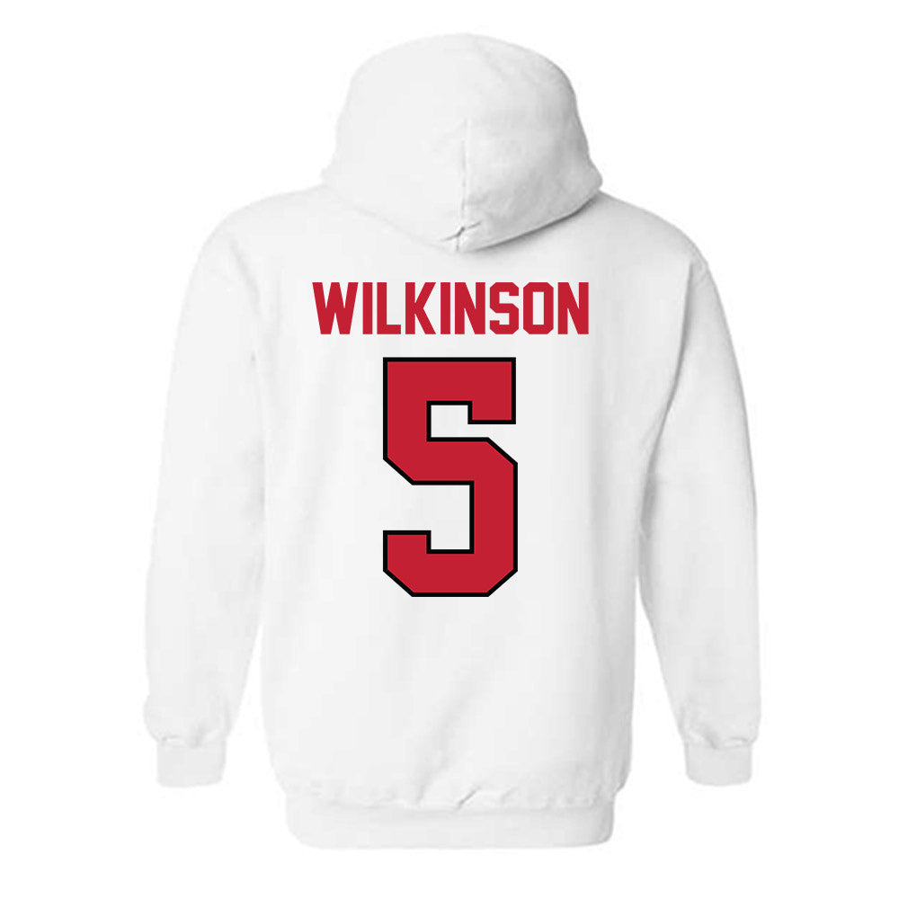 Georgia - NCAA Men's Basketball : Jeremiah Wilkinson - Classic Shersey Hooded Sweatshirt-1