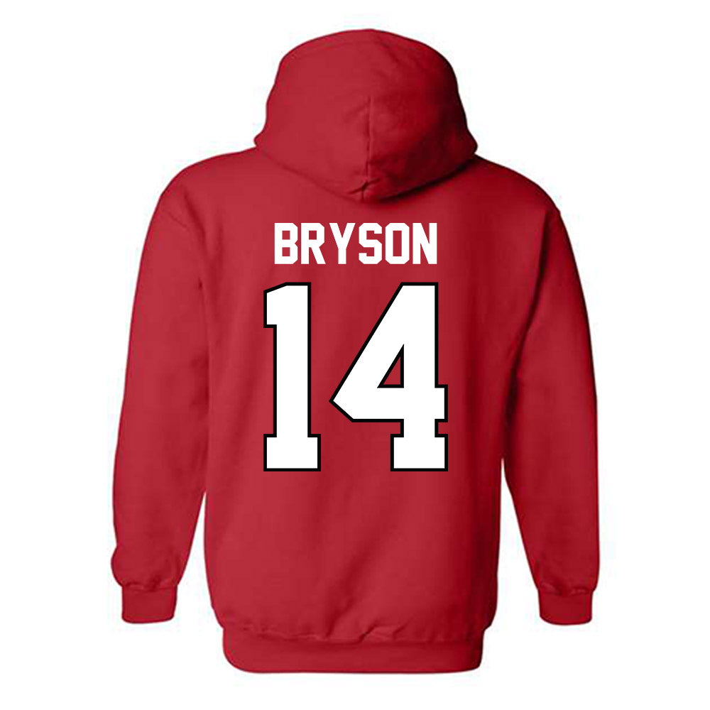 Georgia - NCAA Women's Volleyball : Emma Bryson - Classic Shersey Hooded Sweatshirt-1