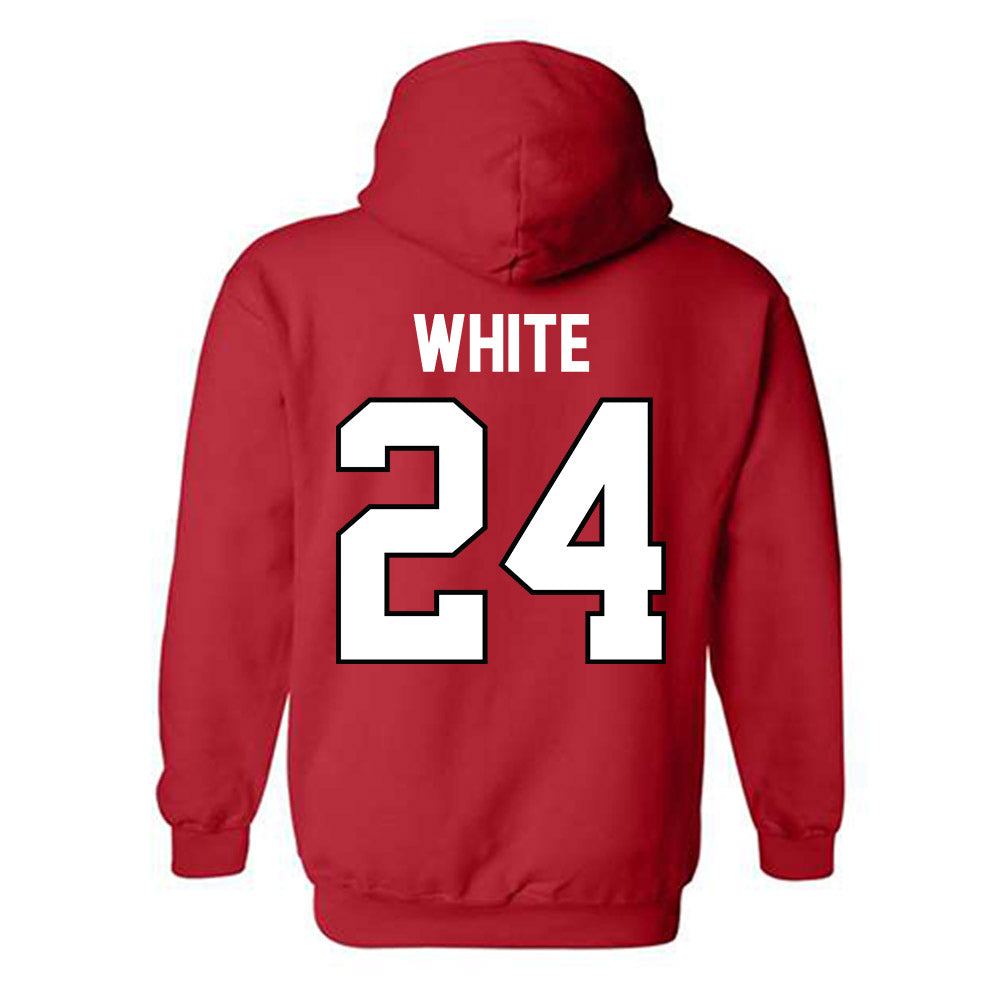 Georgia - NCAA Softball : Esther White - Classic Shersey Hooded Sweatshirt-1