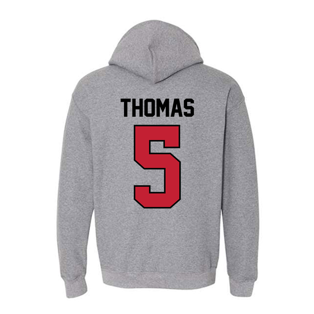 Georgia - NCAA Football : Noah Thomas - Classic Shersey Hooded Sweatshirt-1