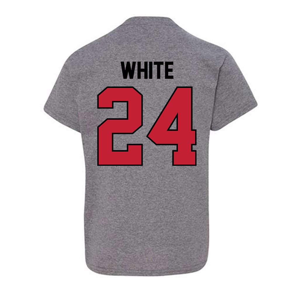 Georgia - NCAA Softball : Esther White - Classic Shersey Youth T-Shirt-1