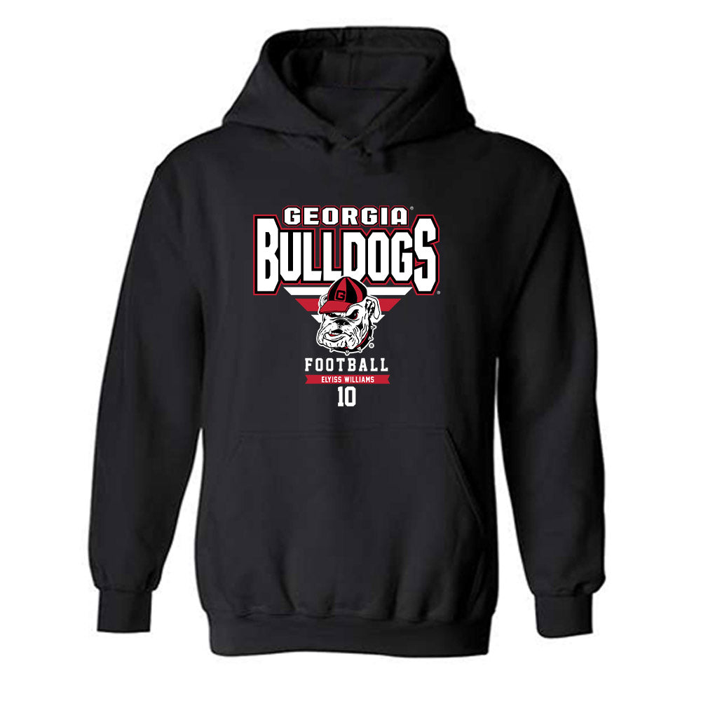 Georgia - NCAA Football : Elyiss Williams - Classic Fashion Shersey Hooded Sweatshirt-0