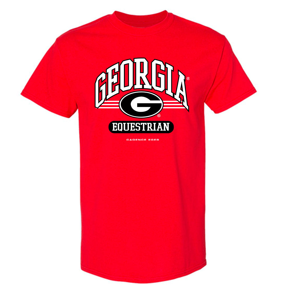 Georgia - NCAA Equestrian : Cadence Eger - Classic Fashion Shersey T-Shirt-0