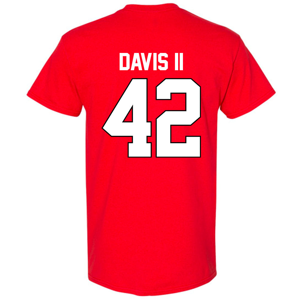 Georgia - NCAA Baseball : Alton Davis II - Sports Shersey T-Shirt-1