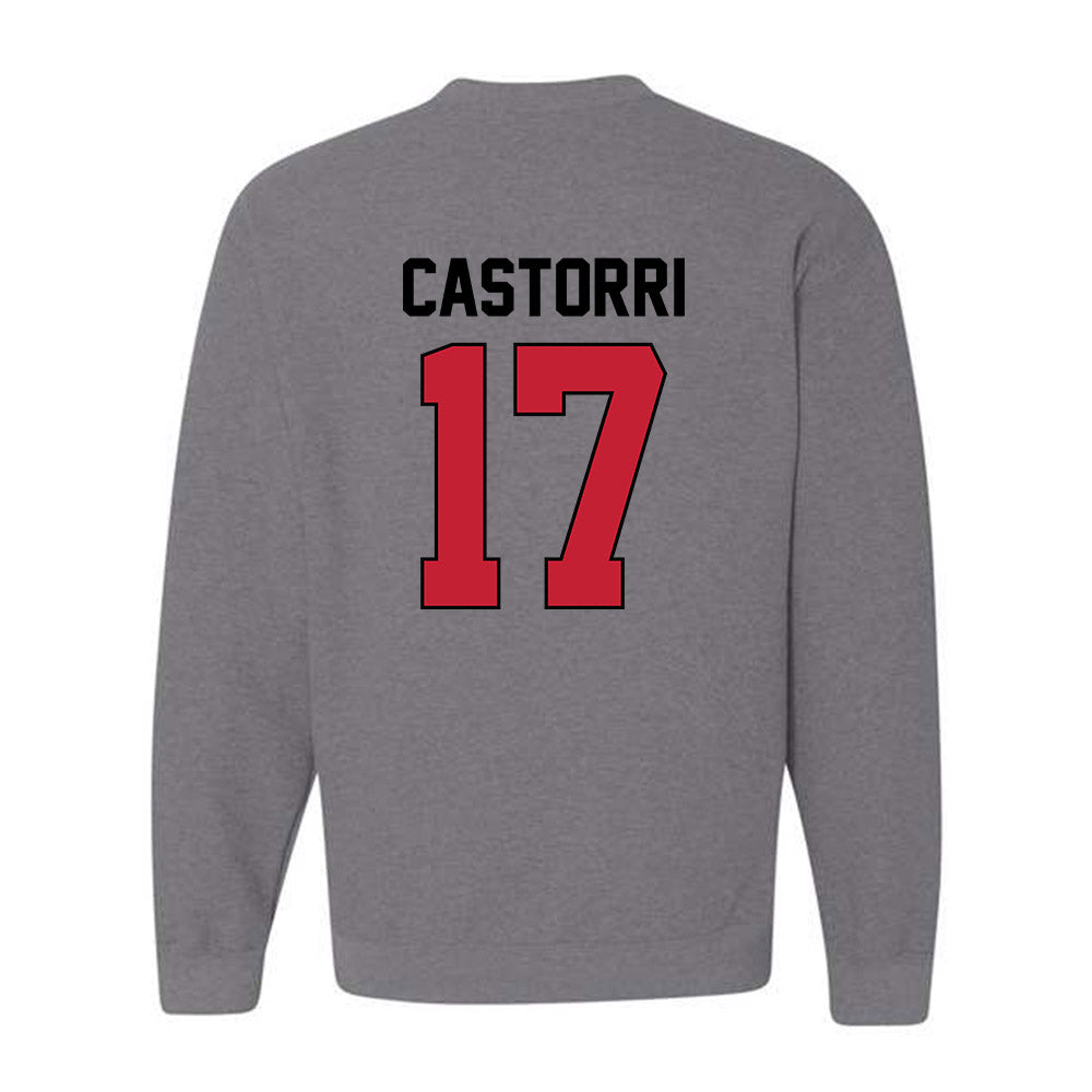 Georgia - NCAA Softball : Emma Castorri - Sports Shersey Crewneck Sweatshirt-1