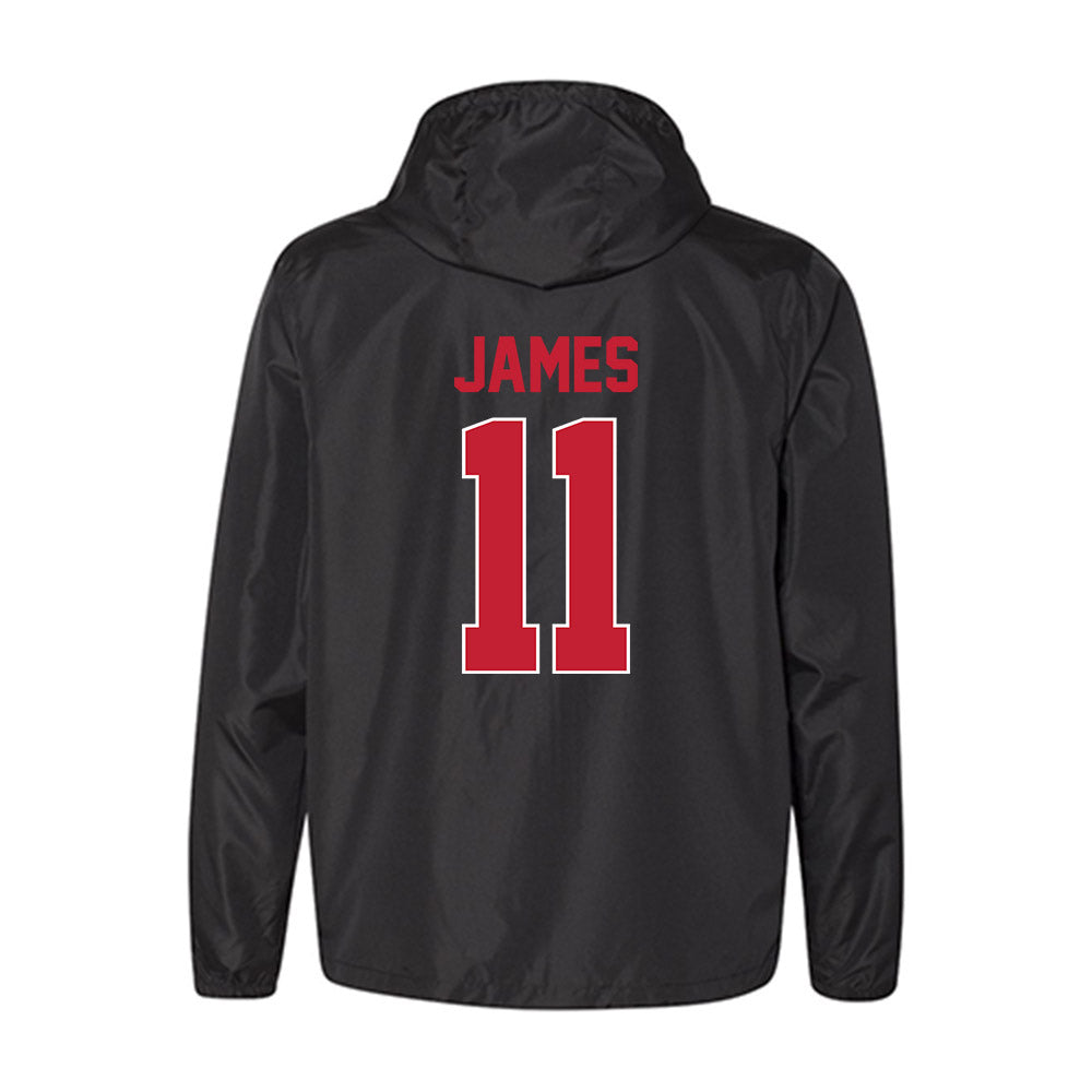Georgia - NCAA Men's Basketball : dylan james - Windbreaker-1