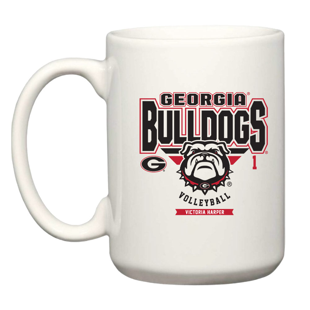Georgia - NCAA Women's Volleyball : Victoria Harper - Coffee Mug-0