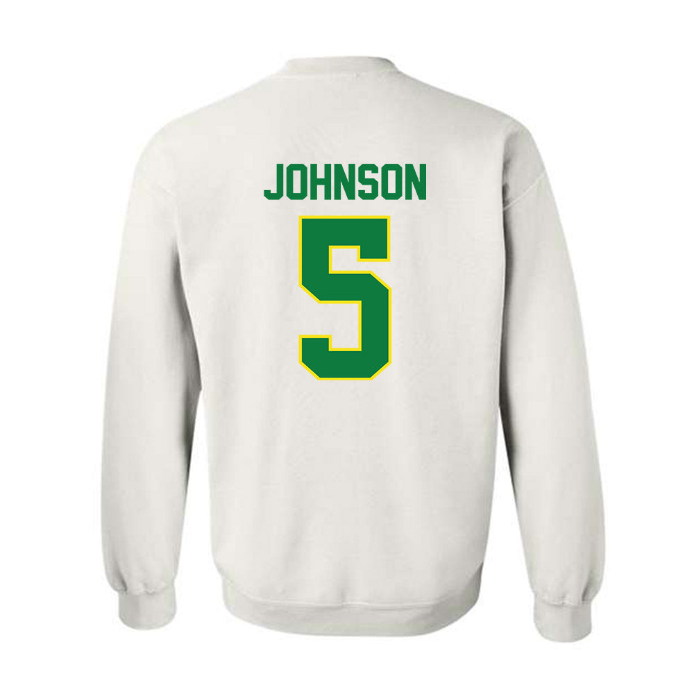 Oregon - NCAA Football : Theran Johnson - Classic Shersey Crewneck Sweatshirt-1