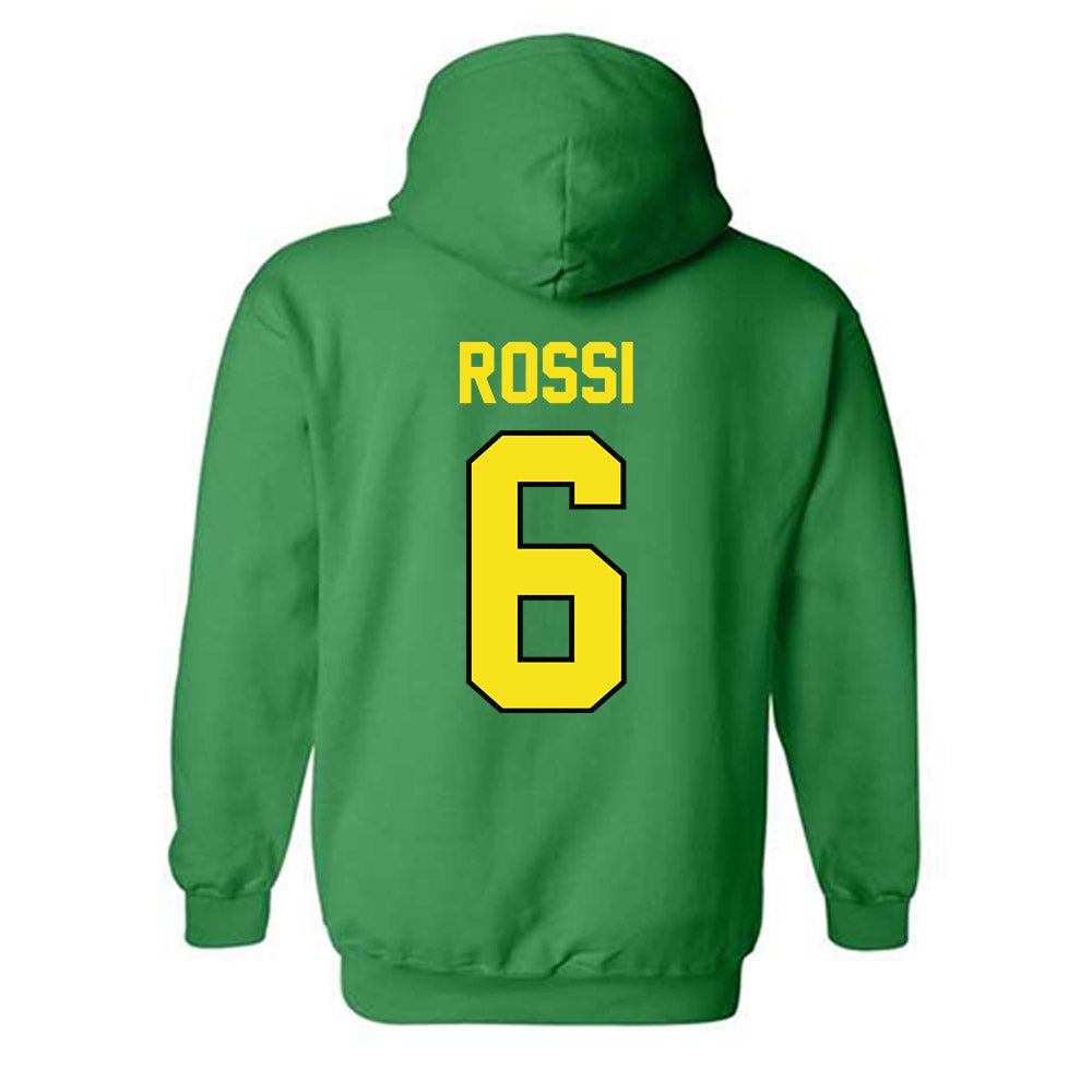 Oregon - NCAA Beach Volleyball : Liz Rossi - Classic Shersey Hooded Sweatshirt-1