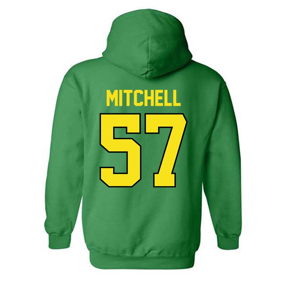 Oregon - NCAA Acrobatics & Tumbling : Genesis Mitchell - Classic Shersey Hooded Sweatshirt-1