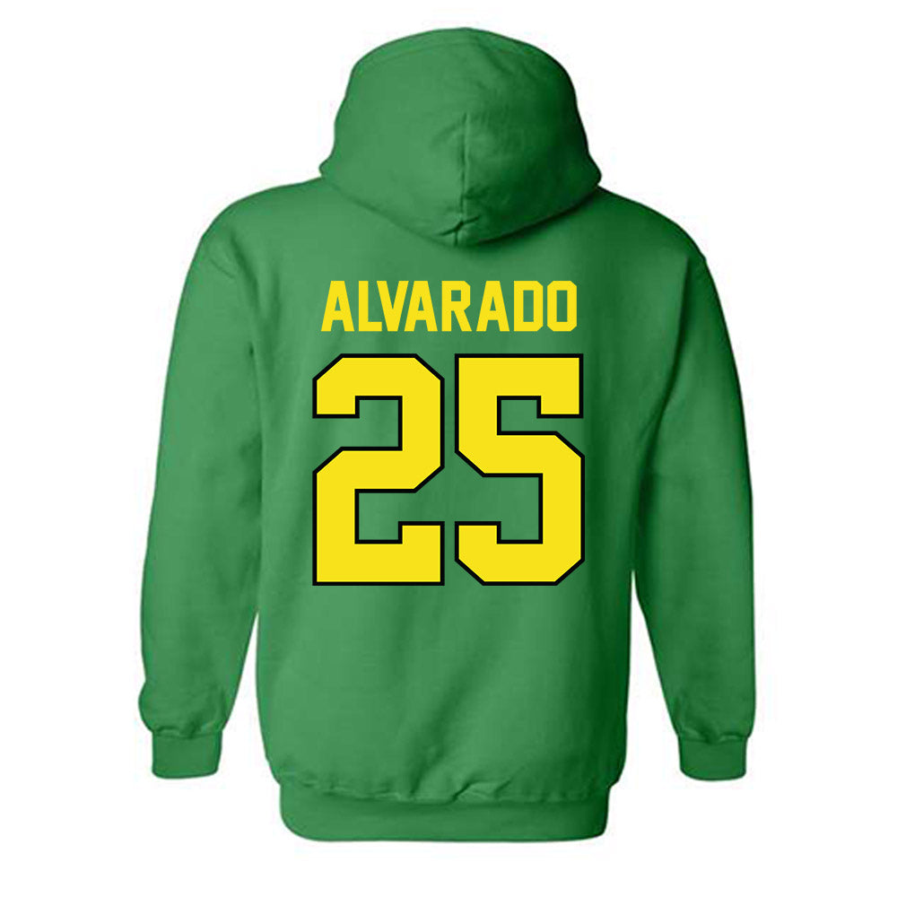 Oregon - NCAA Acrobatics & Tumbling : Briya Alvarado - Classic Shersey Hooded Sweatshirt-1