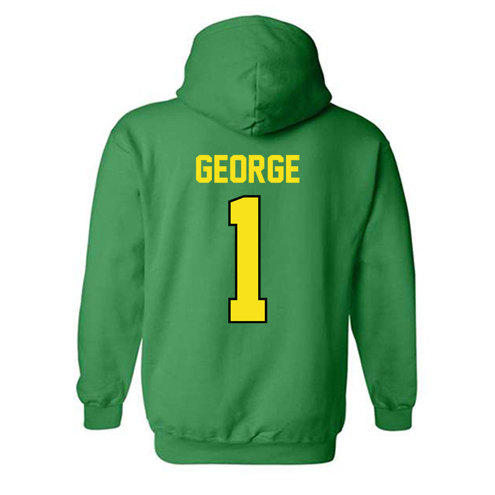 Oregon - NCAA Beach Volleyball : Natasha George - Classic Shersey Hooded Sweatshirt-1