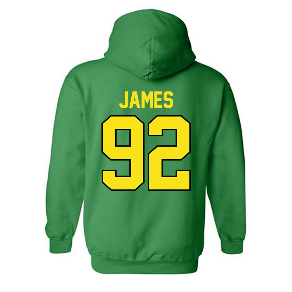 Oregon - NCAA Football : Ross James - Classic Shersey Hooded Sweatshirt-1