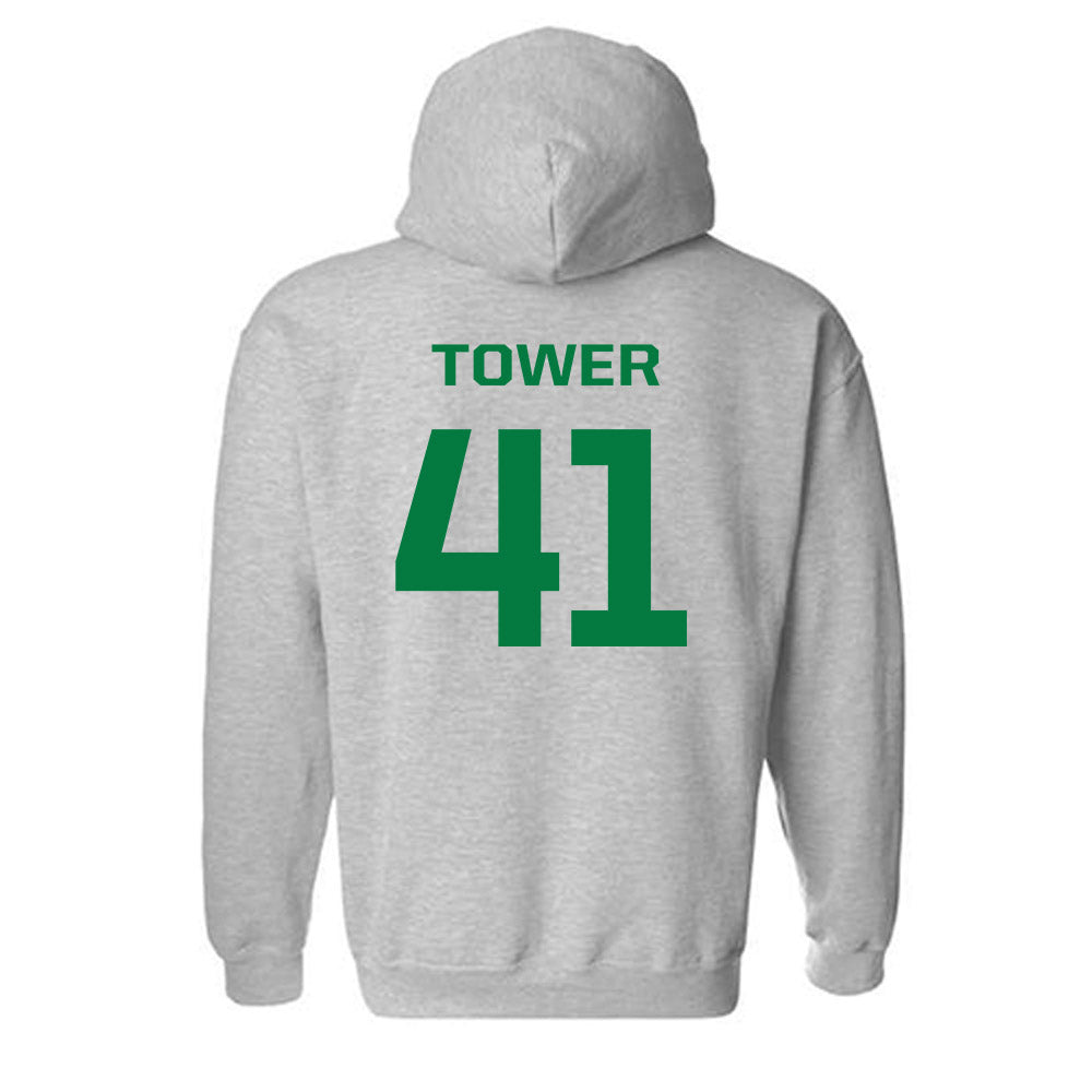 Oregon - NCAA Acrobatics & Tumbling : Mailee Tower - Classic Shersey Hooded Sweatshirt-1