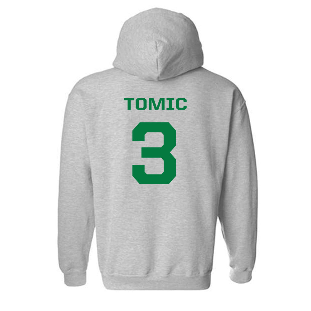 Oregon - NCAA Women's Volleyball : Ksenija Tomic - Classic Shersey Hooded Sweatshirt-1
