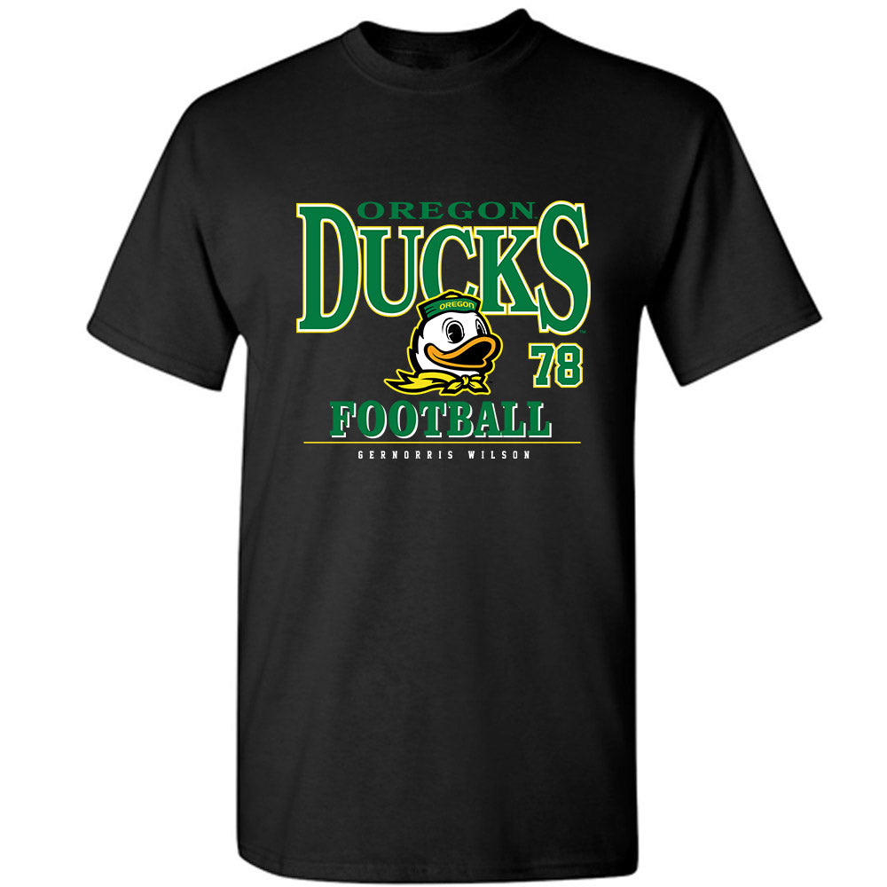 Oregon - NCAA Football : Gernorris Wilson - Classic Fashion Shersey T-Shirt-0