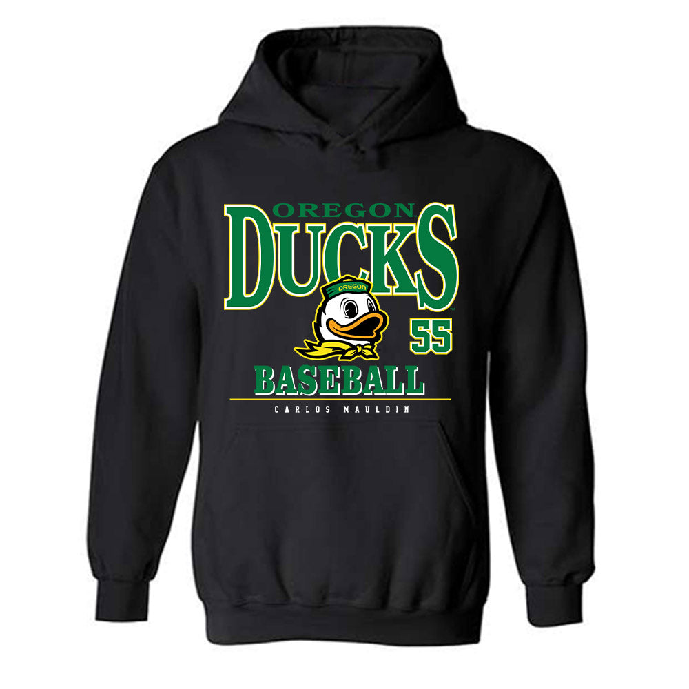 Oregon - NCAA Baseball : Carlos Mauldin - Classic Fashion Shersey Hooded Sweatshirt-0