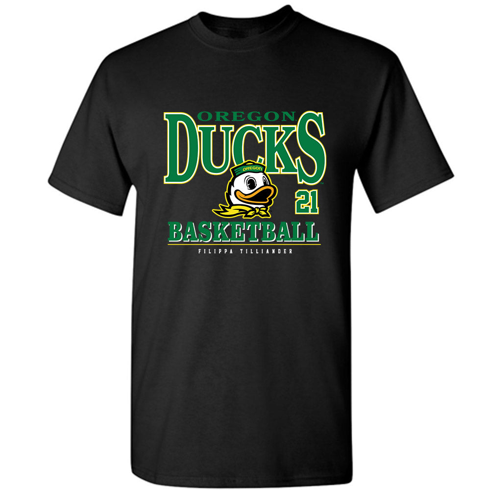 Oregon - NCAA Women's Basketball : Filippa Tilliander - Classic Fashion Shersey T-Shirt-0